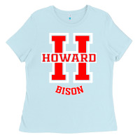 Baby Blue howard 1867 university Ladies Tee - artisFamous