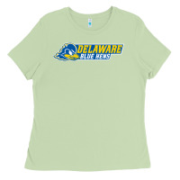 Matcha delaware fightin' blue hens Ladies Tee - artisFamous