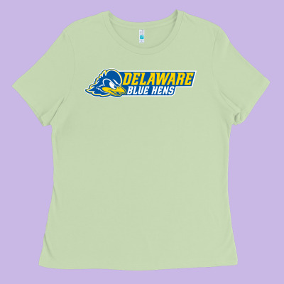 Delaware Fightin' Blue Hens Ladies Tee Designed By Artisfamous