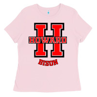 Bubblegum Pink howard 1867 university Ladies Tee - artisFamous