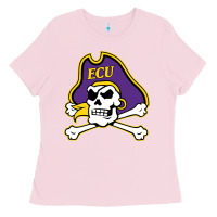 Bubblegum Pink east carolina pirates Ladies Tee - artisFamous