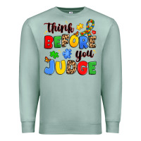 Seafoam think before you judge Premium Sweatshirt - JahusDesignShop