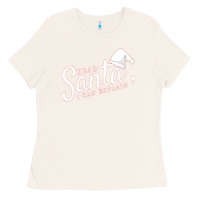 Bone Dear Santa I Can Explain Ladies Tee - artisFamous