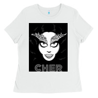 White CHER Ladies Tee - artisFamous