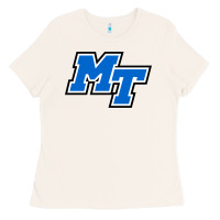 Bone middle tennessee mt logomark Ladies Tee - artisFamous