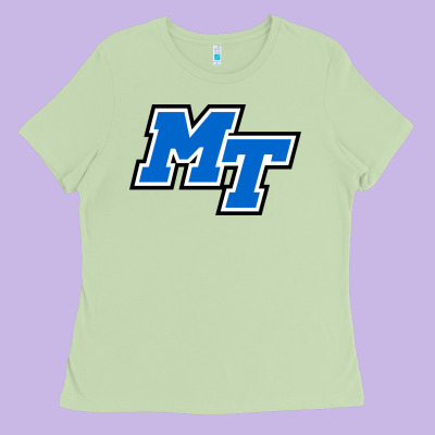 Middle Tennessee Mt Logomark Ladies Tee Designed By Artisfamous