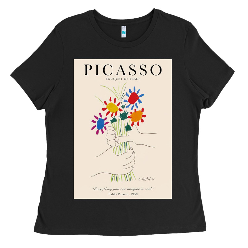 Pablo Picasso   Bouquet Of Peace Ladies Tee by artisFamous | Teevron