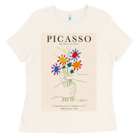 Bone pablo picasso   bouquet of peace Ladies Tee - artisFamous