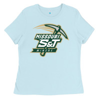 Baby Blue missouri s&t miners Ladies Tee - artisFamous