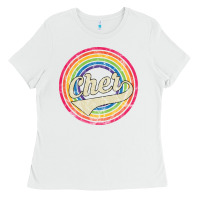 White cher Ladies Tee - artisFamous