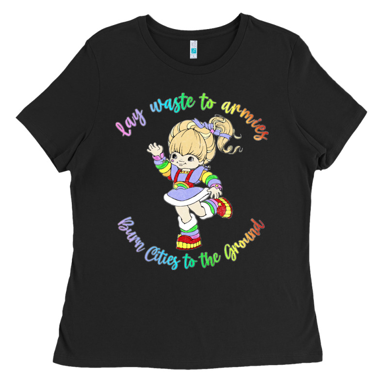 Rainbow Brite Badass   Rainbow Brite Ladies Tee by artisFamous | Teevron