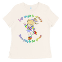Bone rainbow brite badass   rainbow brite Ladies Tee - artisFamous