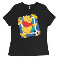Black winnie the pooh Ladies Tee - artisFamous