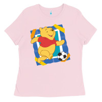 Bubblegum Pink winnie the pooh Ladies Tee - artisFamous