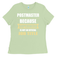 Matcha gift for superhero postmaster Ladies Tee - artisFamous