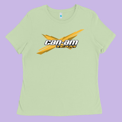 Can Am Team Ladies Tee Designed By Artisfamous