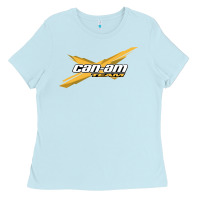 Baby Blue can am team Ladies Tee - artisFamous