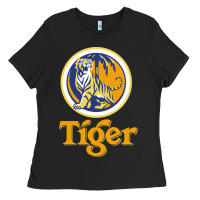 Black The Tiger Ladies Tee - artisFamous