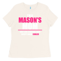 Bone i'm a mason's  mom just like a normal mom Ladies Tee - artisFamous