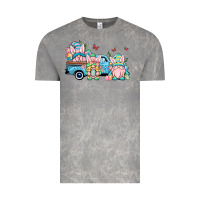 Cloud Rock Easter gnomes truck Vintage Tee - OliviaCreatesArt