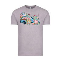 Vintage Zinc Easter gnomes truck Vintage Tee - OliviaCreatesArt