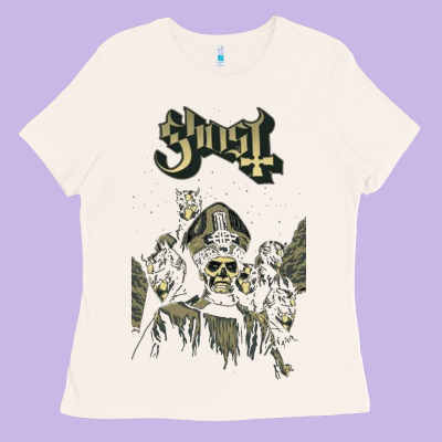Ghost New Ladies Tee Designed By Artisfamous