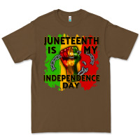 Cacao juneteenth is my independence day cowgirl Premium Tee - CowGirlArtShop