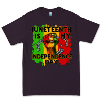 Plum juneteenth is my independence day cowgirl Premium Tee - CowGirlArtShop