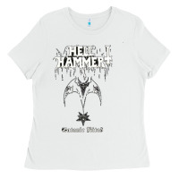 White hell hammer Ladies Tee - artisFamous