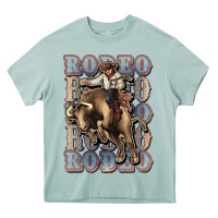 Arona Rodeo Cowboy bull western Heavy Core Tee - HowdyJamesFarm