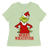 Matcha Merry Whatever Grinch Ladies Tee - artisFamous