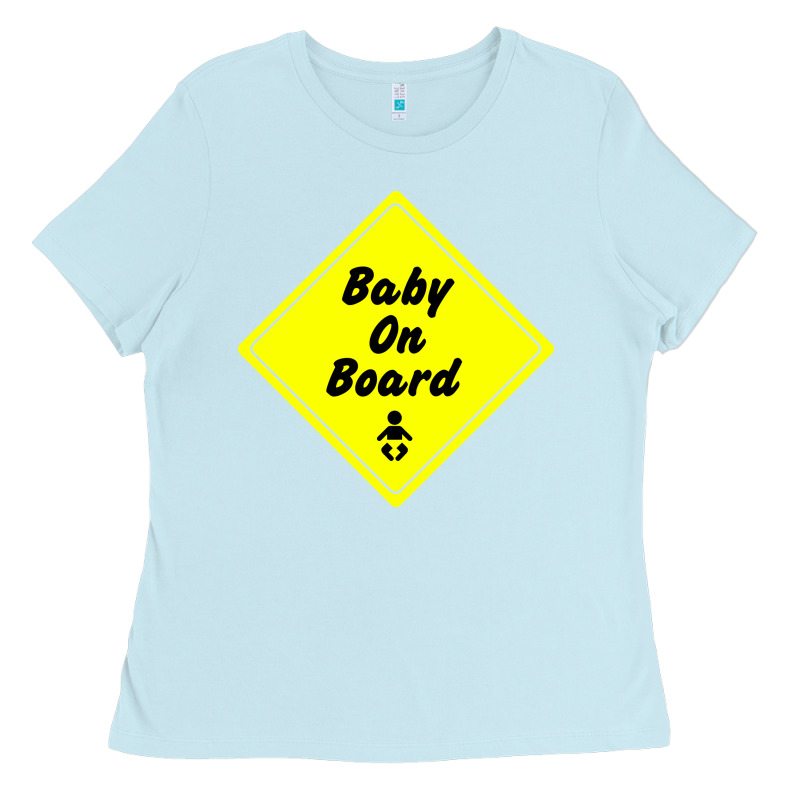 Baby On Board Ladies Tee by artisFamous | Teevron