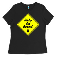 Black baby on board Ladies Tee - artisFamous