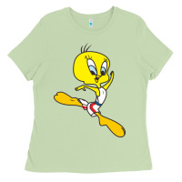 Matcha tweety bird Ladies Tee - artisFamous