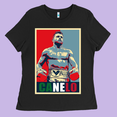 Canelo Alvarez Mexican Boxing Ladies Tee Designed By Artisfamous