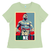 Matcha canelo alvarez mexican boxing Ladies Tee - artisFamous