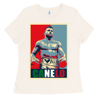 Bone canelo alvarez mexican boxing Ladies Tee - artisFamous