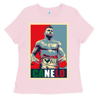 Bubblegum Pink canelo alvarez mexican boxing Ladies Tee - artisFamous