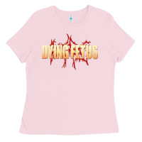Bubblegum Pink dying fetus 3 Ladies Tee - artisFamous