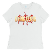 White dying fetus 3 Ladies Tee - artisFamous