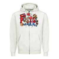 Oatmeal Heather postal worker Zipper Hoodie - AdoDesignShop