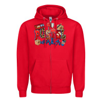 Red postal worker Zipper Hoodie - AdoDesignShop
