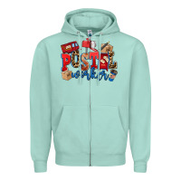 Seafoam postal worker Zipper Hoodie - AdoDesignShop