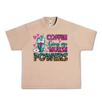 Burro Coffee Gives Me Nurse Powers Urban Heavy Tee - FaDigitalArtStudio
