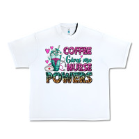 White Coffee Gives Me Nurse Powers Urban Heavy Tee - FaDigitalArtStudio