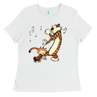 White calvin dance party Ladies Tee - artisFamous