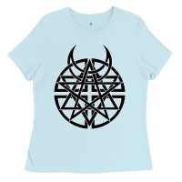Baby Blue disturbed 1 Ladies Tee - artisFamous