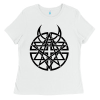 White disturbed 1 Ladies Tee - artisFamous