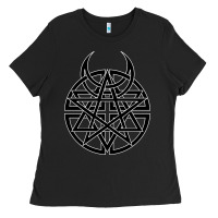 Black disturbed 1 Ladies Tee - artisFamous