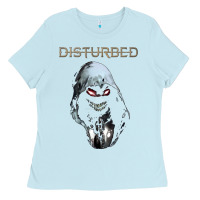 Baby Blue disturbed 10 Ladies Tee - artisFamous